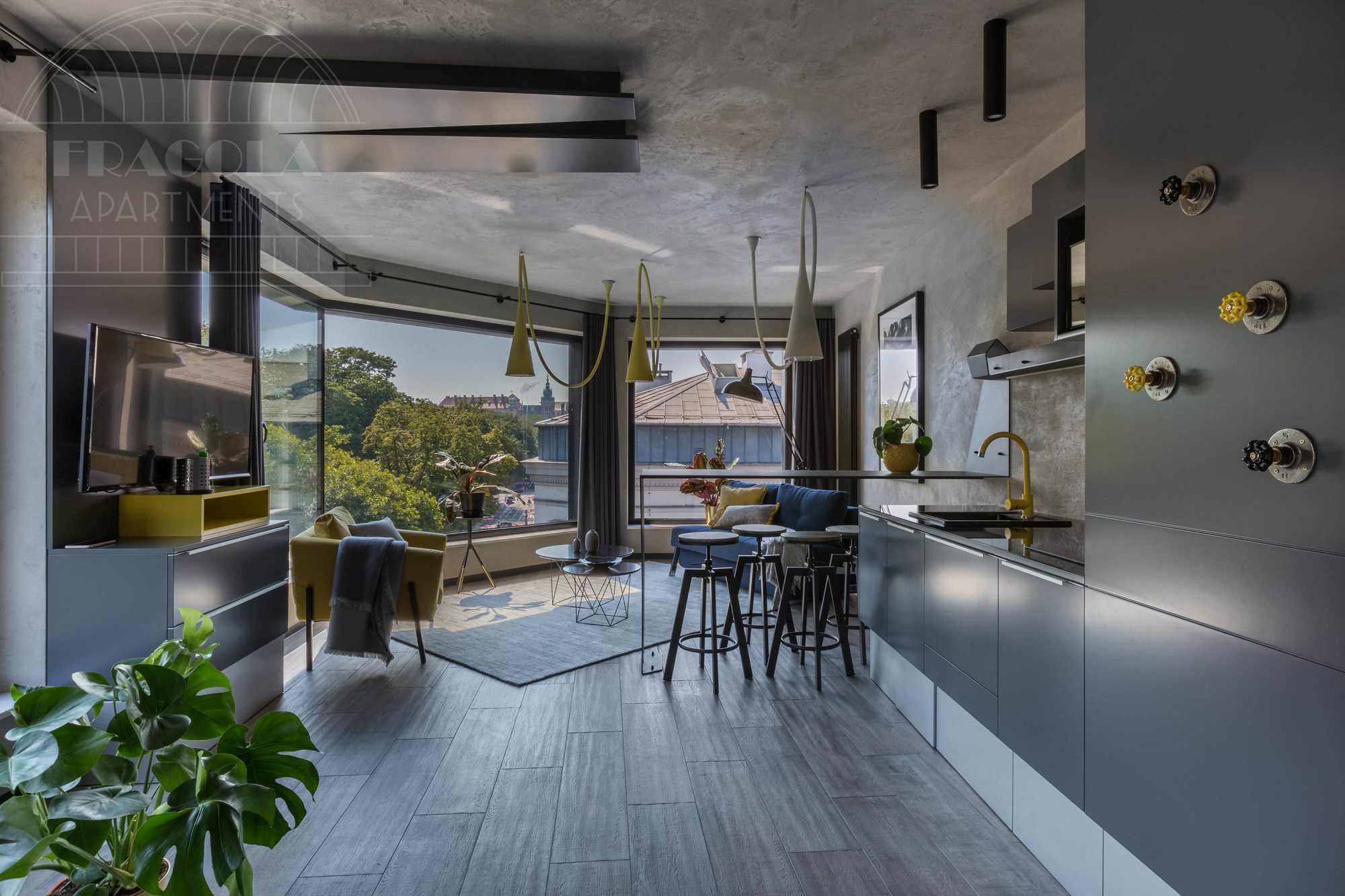 Apartment Modern View Of Planty Park