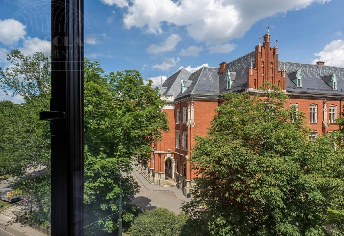 Modern View Of Planty Park Krakow